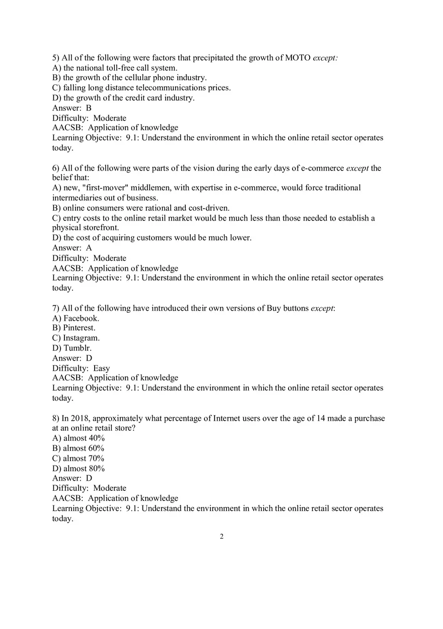 Chapter 9 Online Retailing and Services Part 1 - Page 2