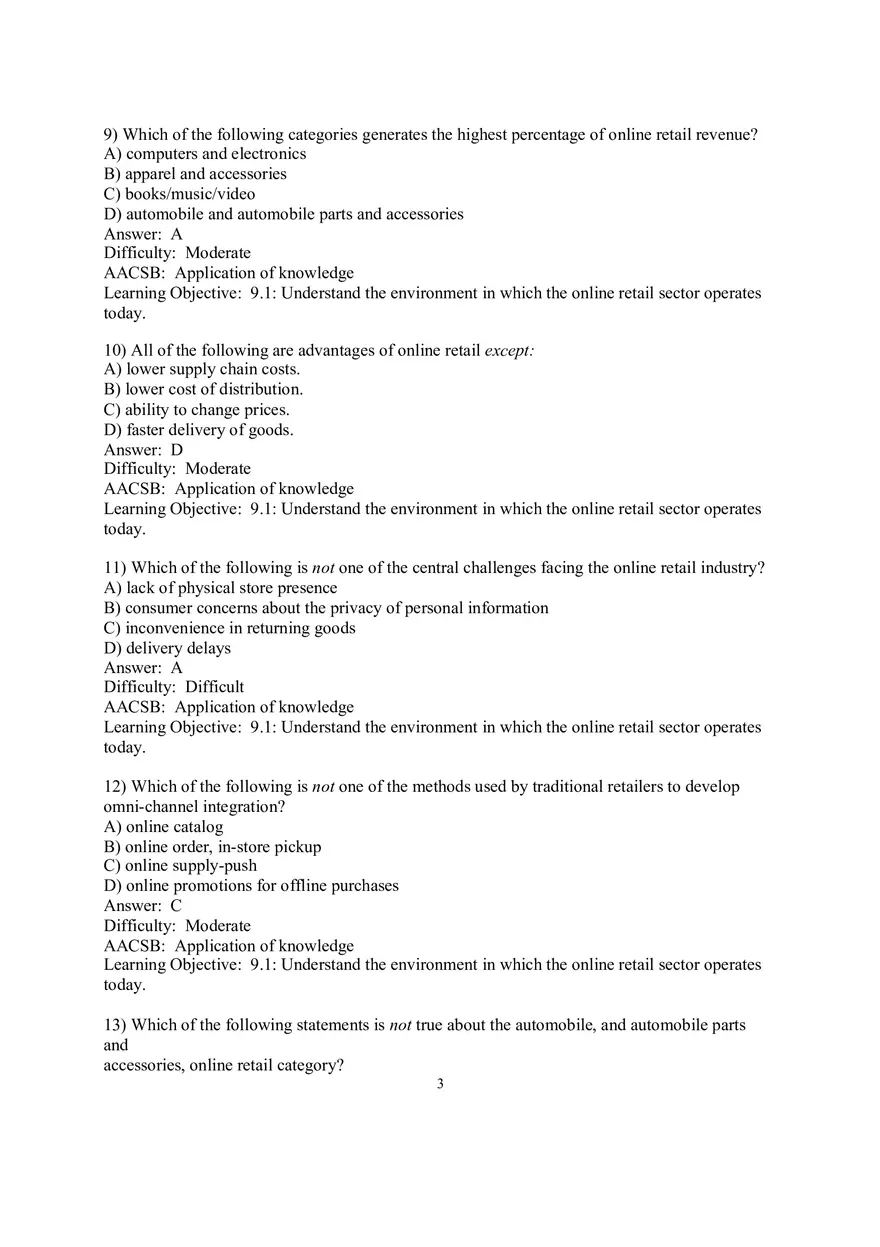 Chapter 9 Online Retailing and Services Part 1 - Page 4