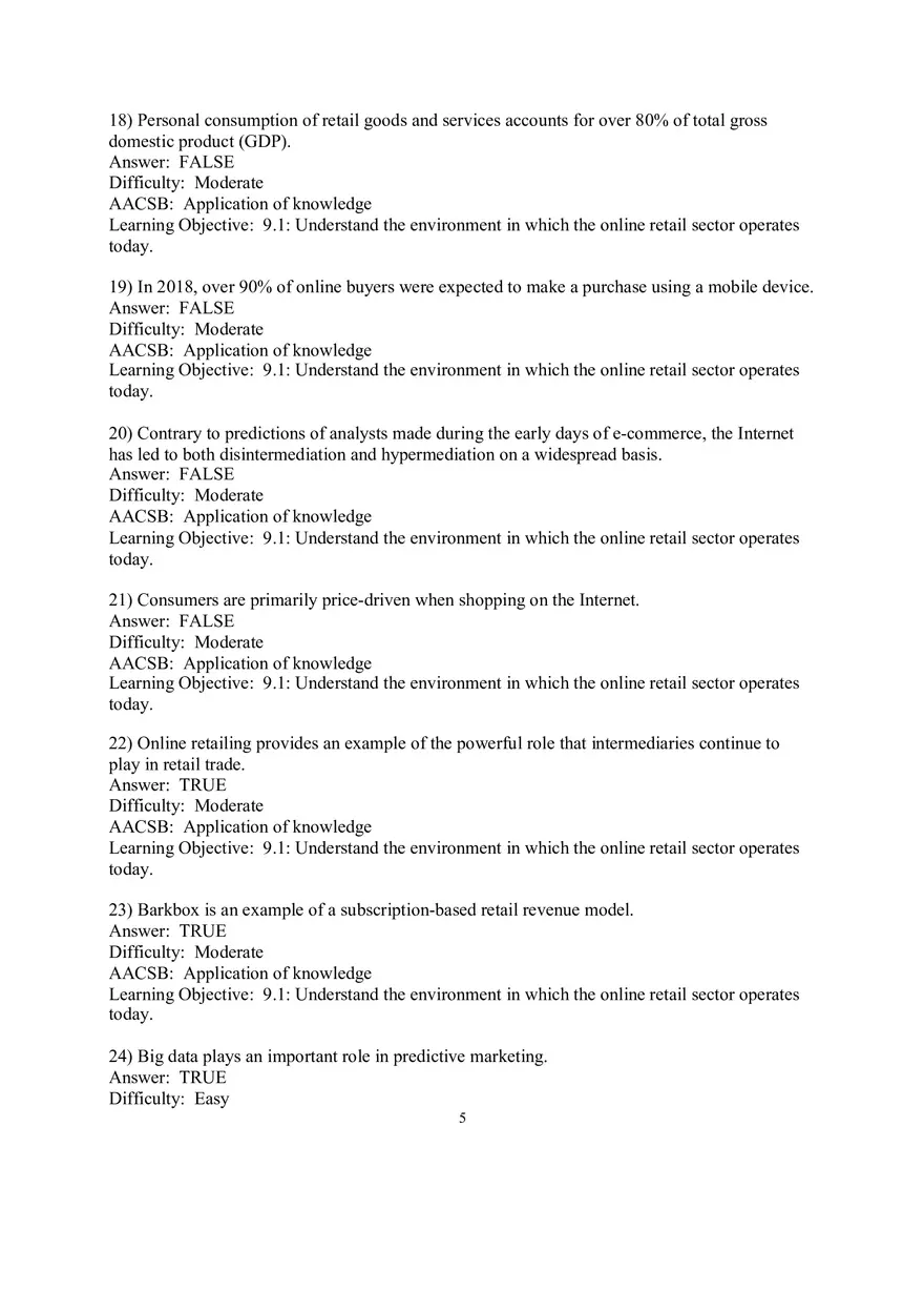 Chapter 9 Online Retailing and Services Part 1 - Page 6