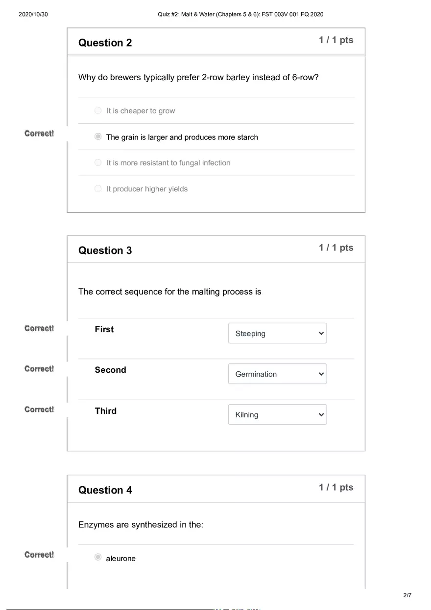 Quiz 2 Malt & Water - Page 2