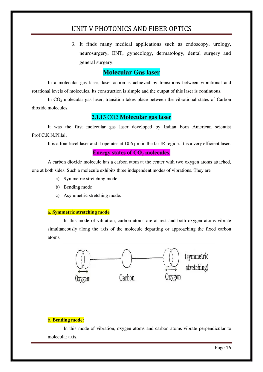 Unit V Photonics and Fiber Optics - Page 8