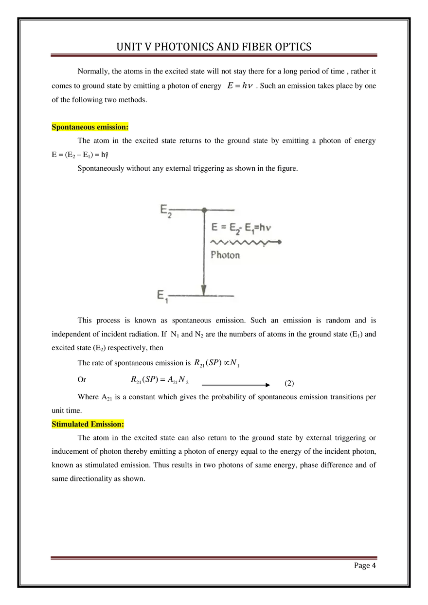 Unit V Photonics and Fiber Optics - Page 24