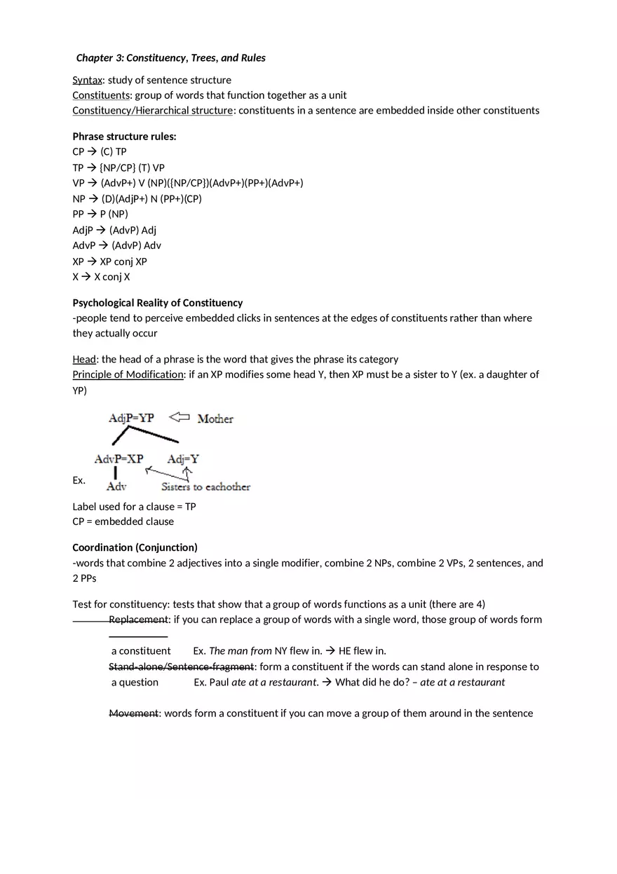 Chapter 3 Constituency, Trees, and Rules - Page 1