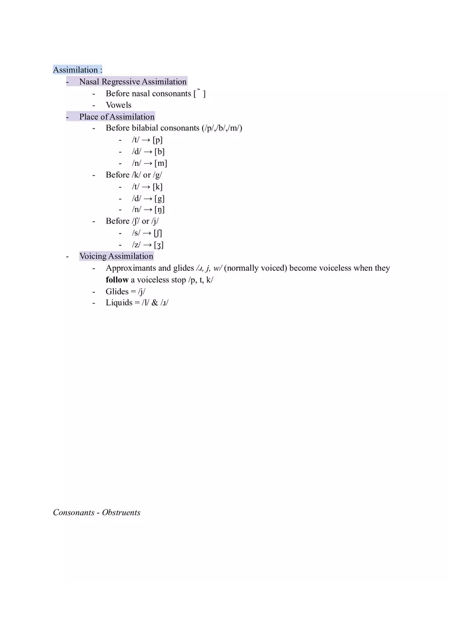 English Phonetics Cheat Sheet - Page 2