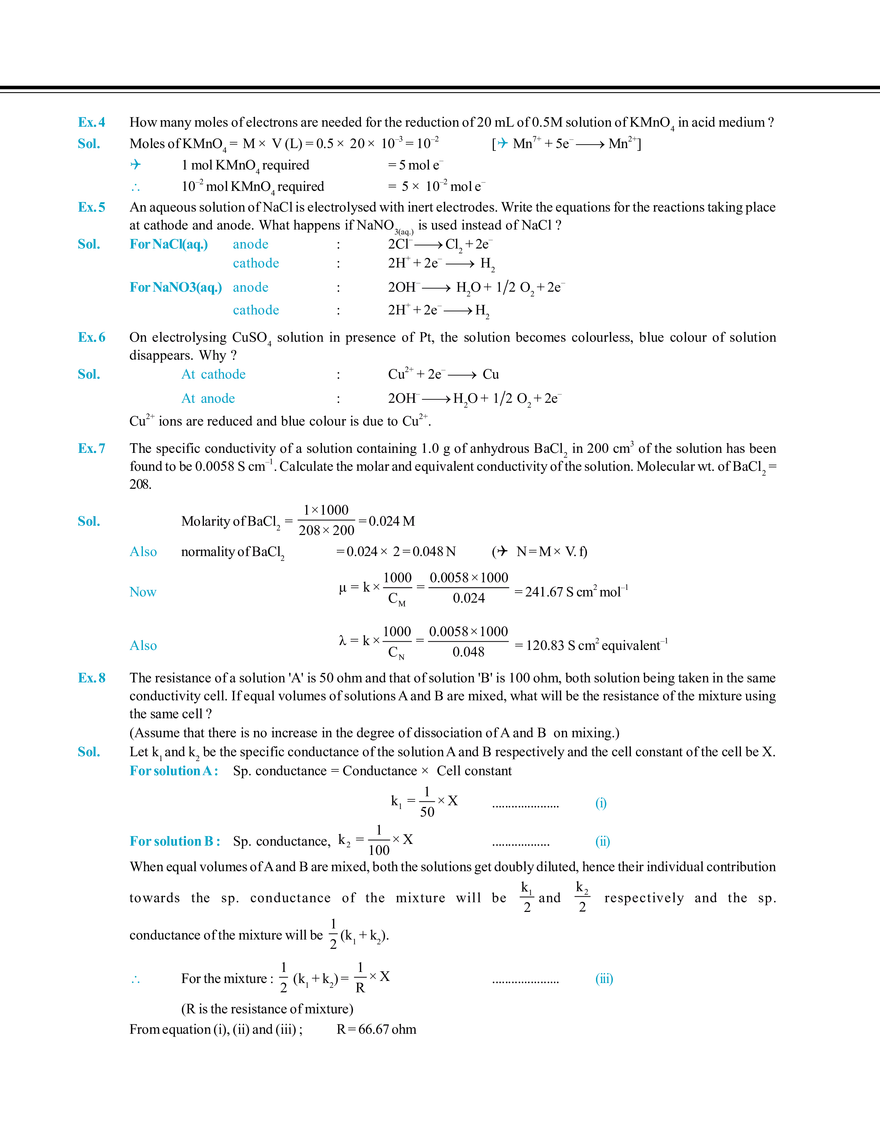 Electrochemistry Solved Examples - Page 2