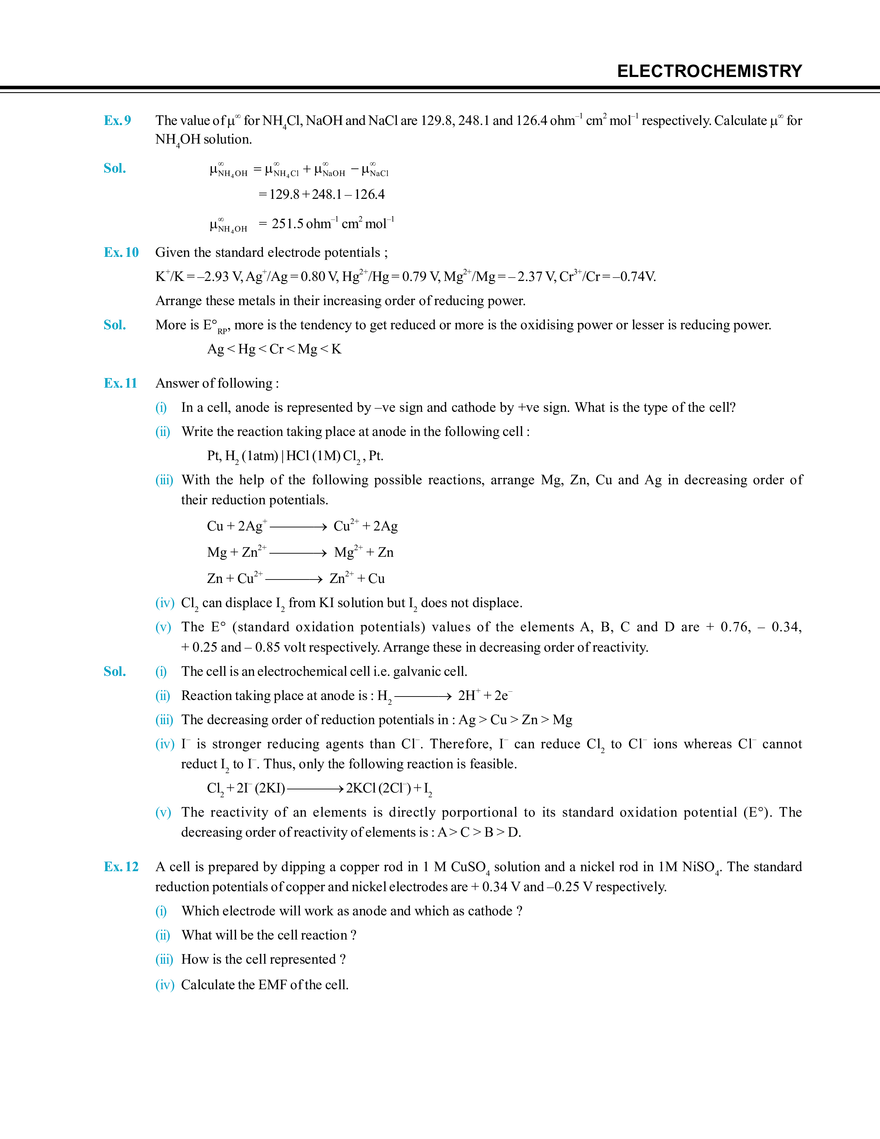 Electrochemistry Solved Examples - Page 3