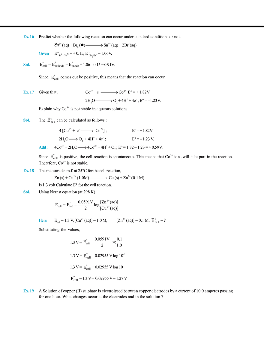 Electrochemistry Solved Examples - Page 6
