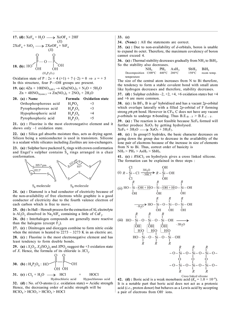 Chapter 16 p-Block Elements - Page 7