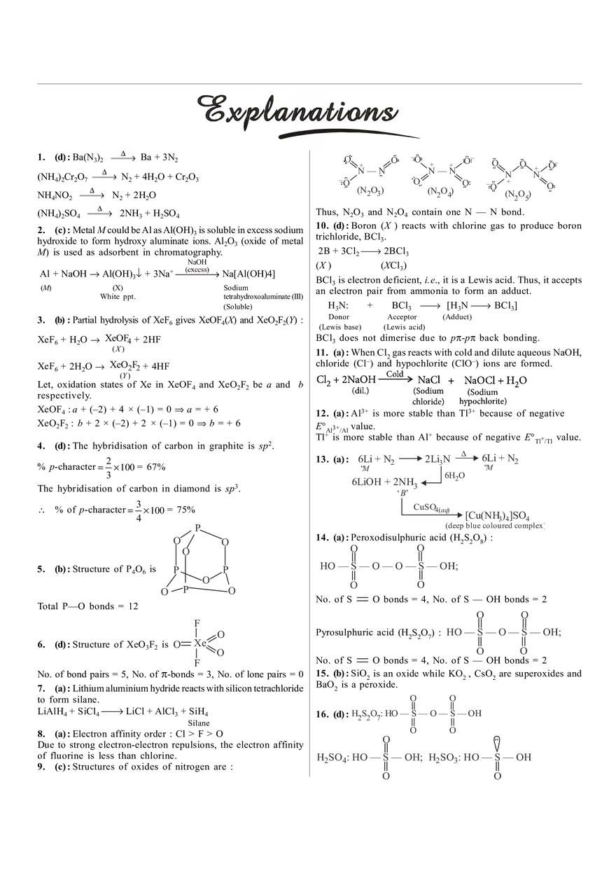 Chapter 16 p-Block Elements - Page 6