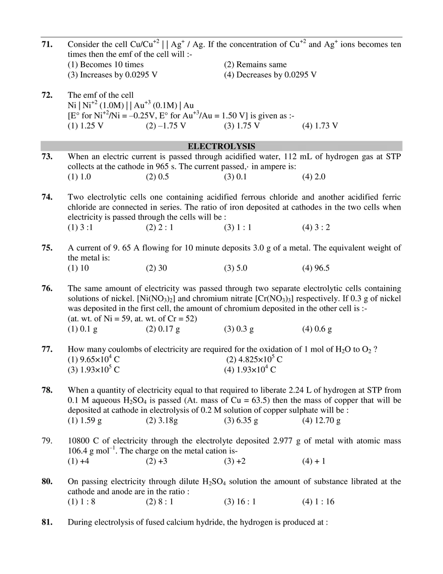 Electrolytic Conductance - Page 10