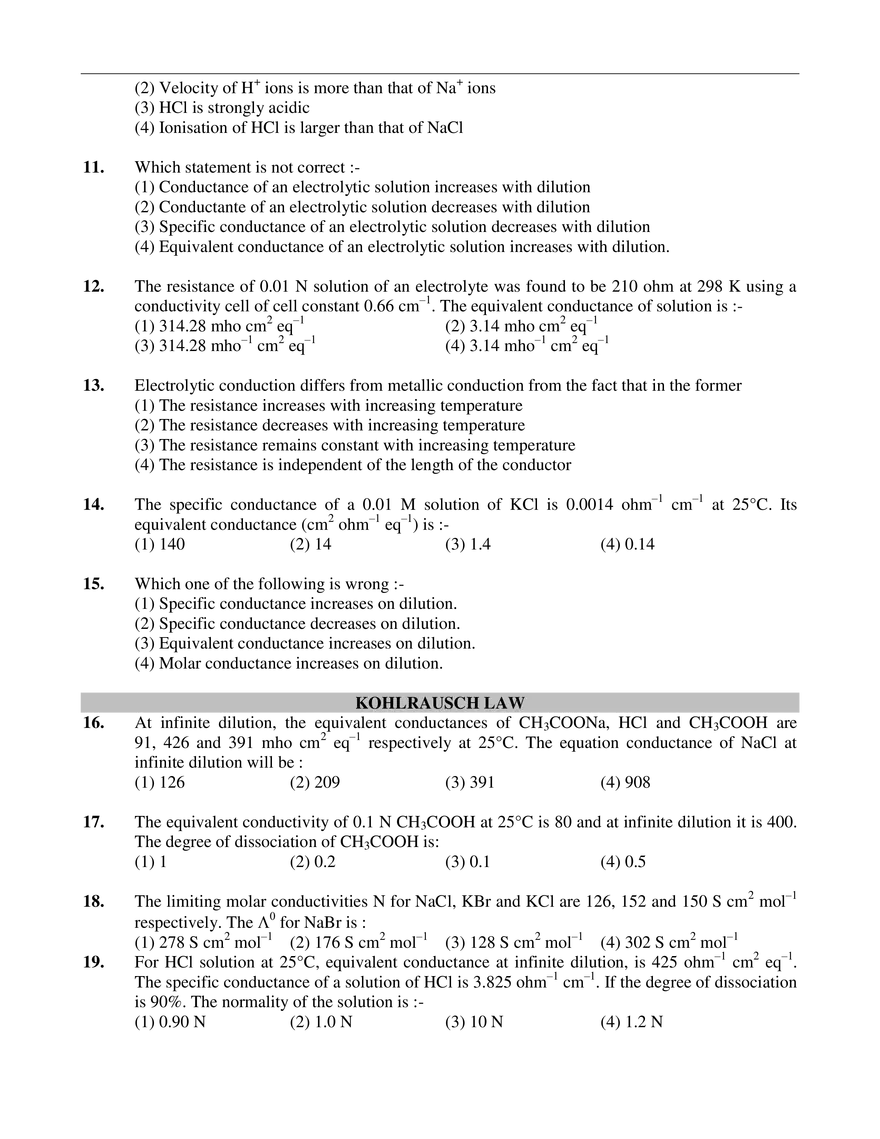 Electrolytic Conductance - Page 2