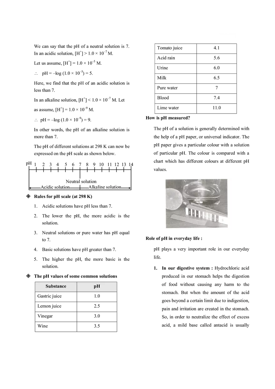 Acids, Bases and Salts  Notes - Page 5