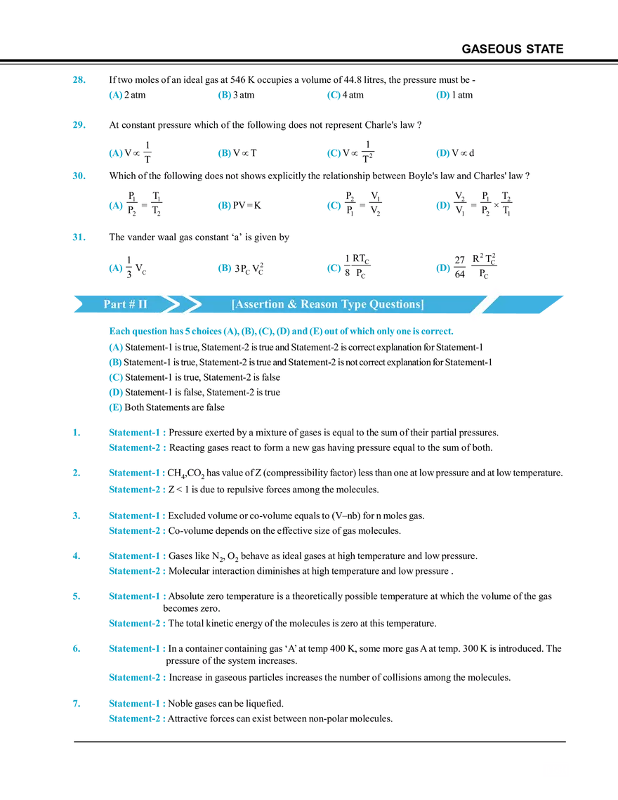 Gaseous State Exercise # 2 - Page 4