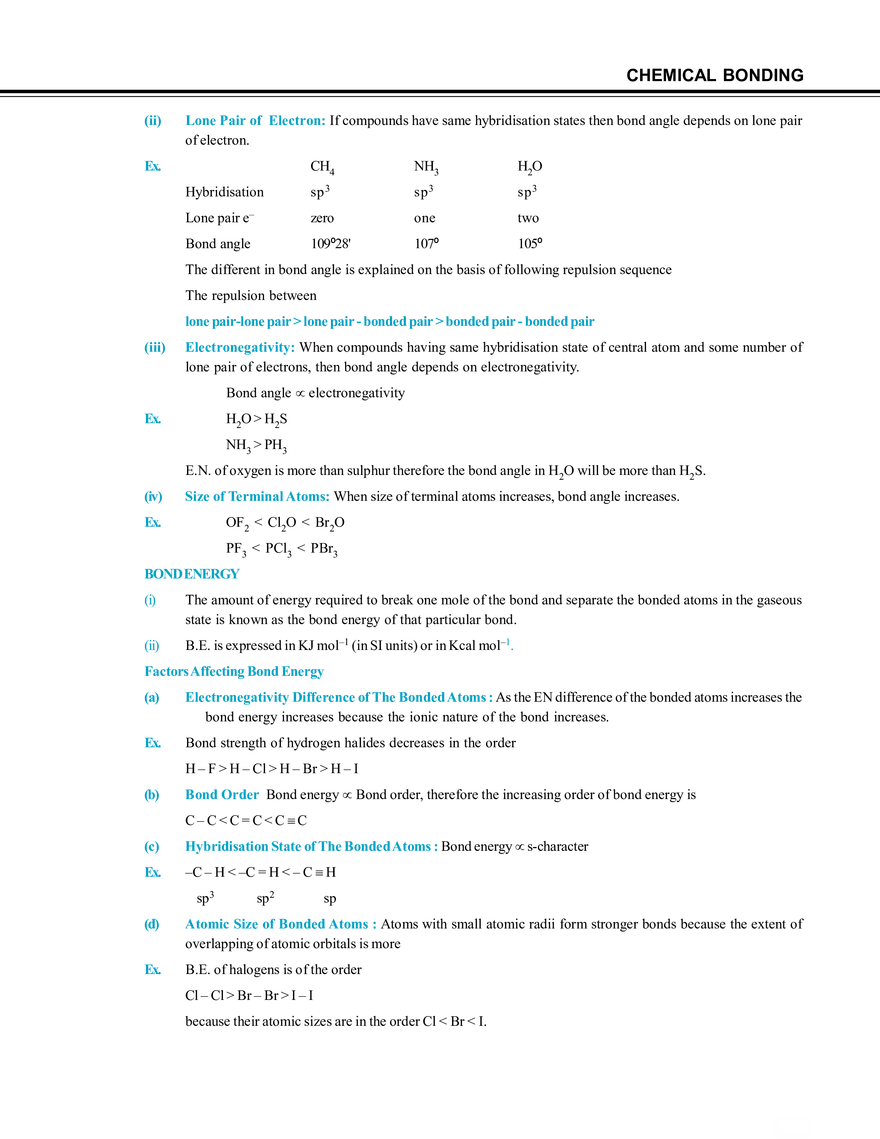 Chemical Bonding Notes - Page 6