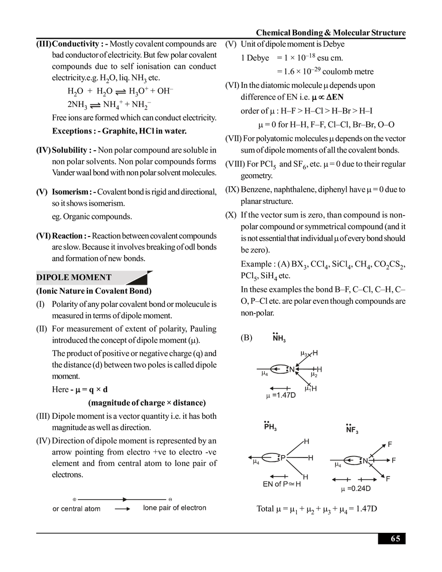 Chemical Bonding & Molecular Structure - Page 14