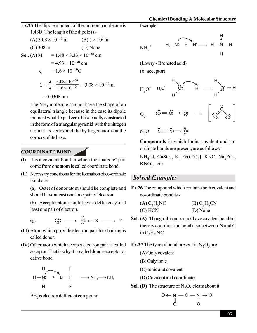 Chemical Bonding & Molecular Structure - Page 16