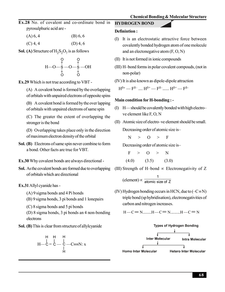 Chemical Bonding & Molecular Structure - Page 17