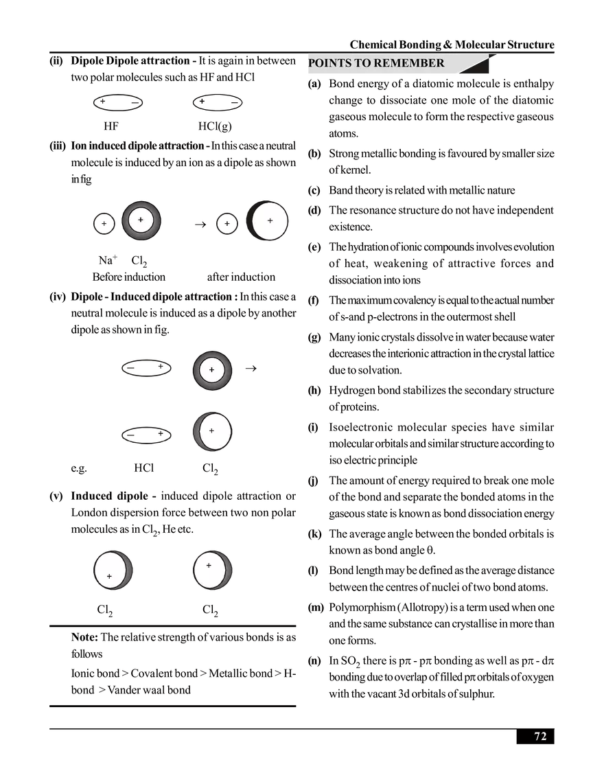 Chemical Bonding & Molecular Structure - Page 21