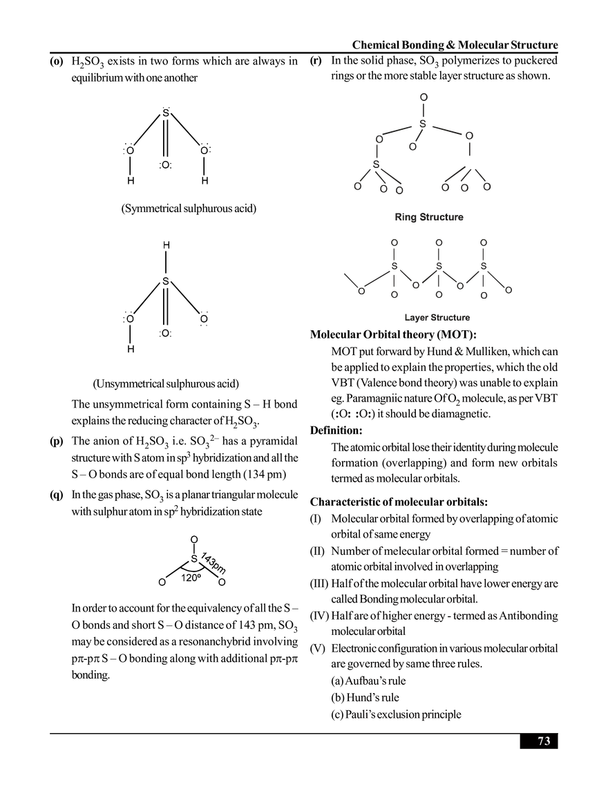 Chemical Bonding & Molecular Structure - Page 22
