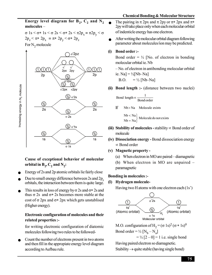 Chemical Bonding & Molecular Structure - Page 25