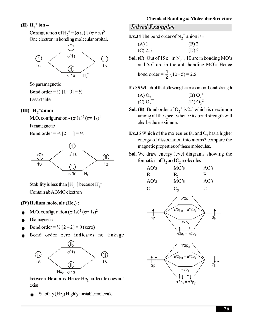 Chemical Bonding & Molecular Structure - Page 26