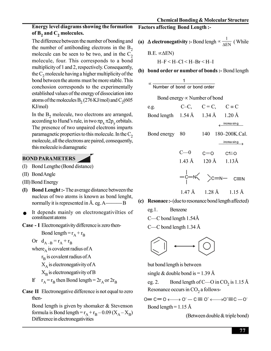 Chemical Bonding & Molecular Structure - Page 27