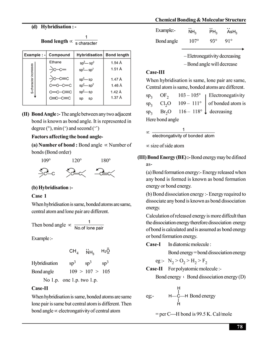 Chemical Bonding & Molecular Structure - Page 28