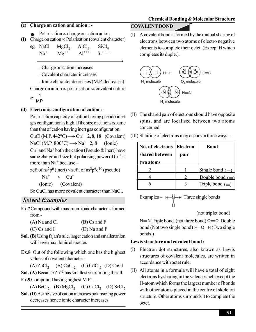 Chemical Bonding & Molecular Structure - Page 39