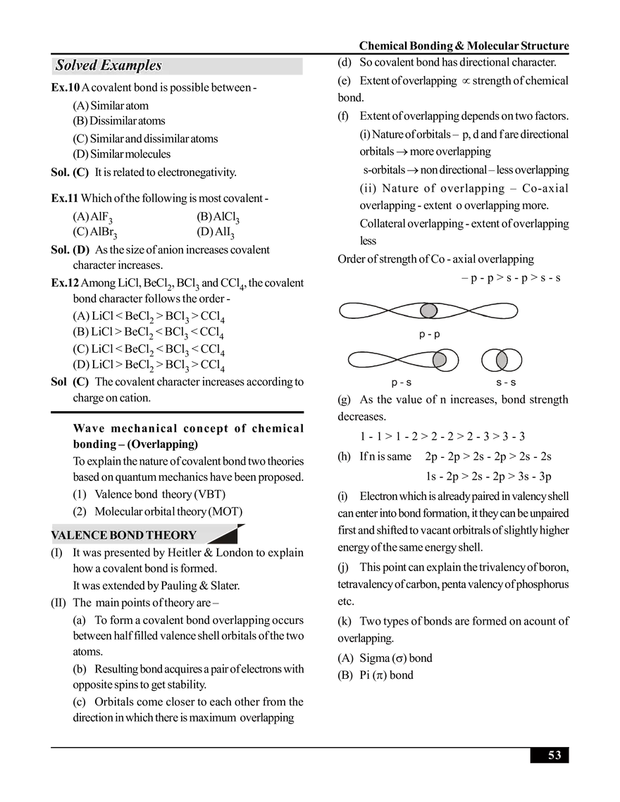 Chemical Bonding & Molecular Structure - Page 41