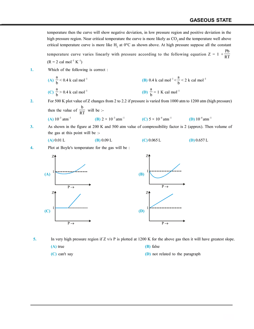 Gaseous State Exercise # 3 - Page 7