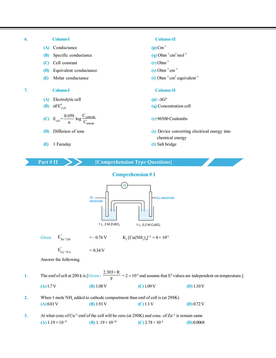 Electrochemistry Exercise # 3 - Page 2