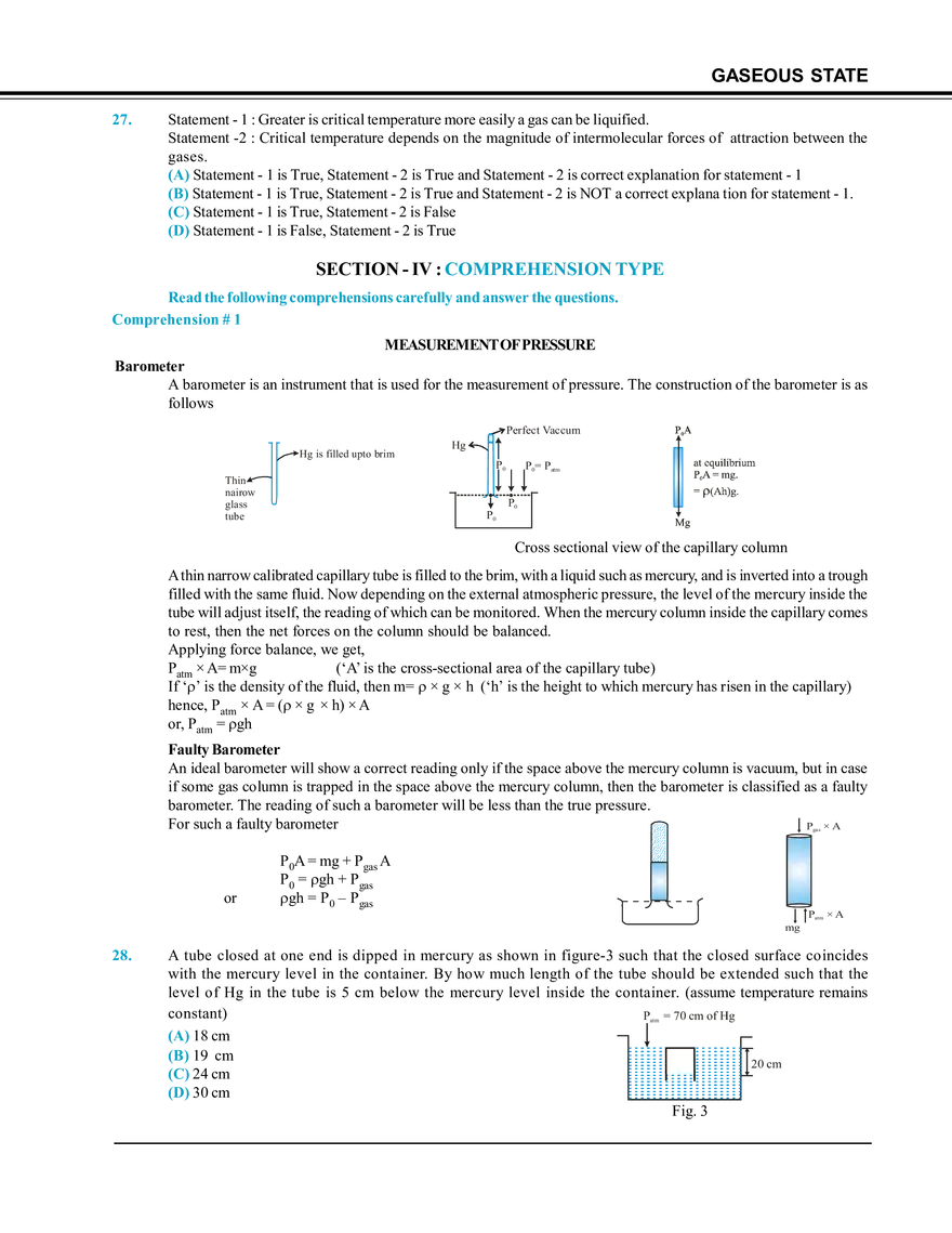 Gaseous State Mock Test - Page 5