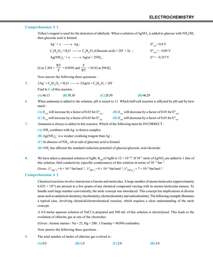 Electrochemistry Exercise # 5 - Page 4