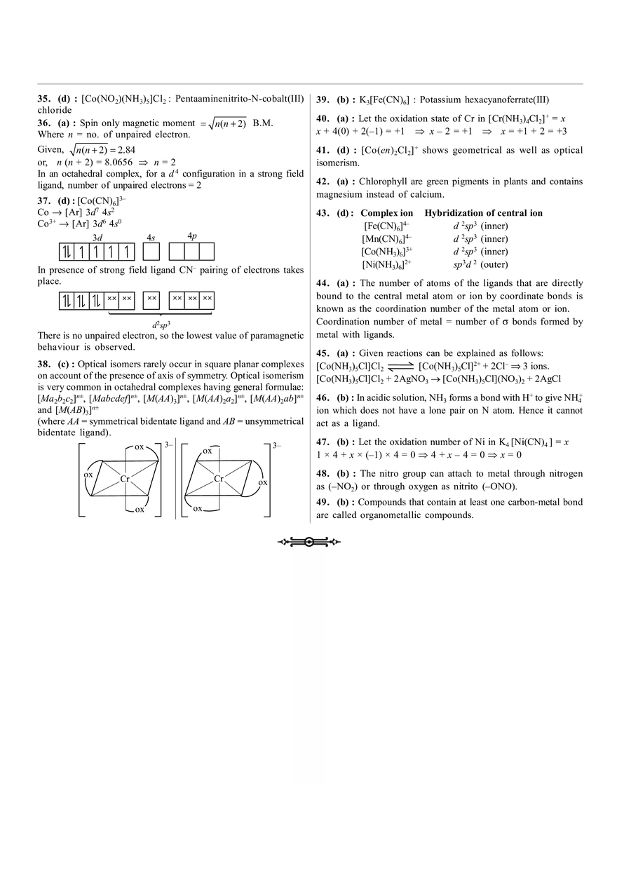 Chapter 18 Coordination Compounds - Page 7