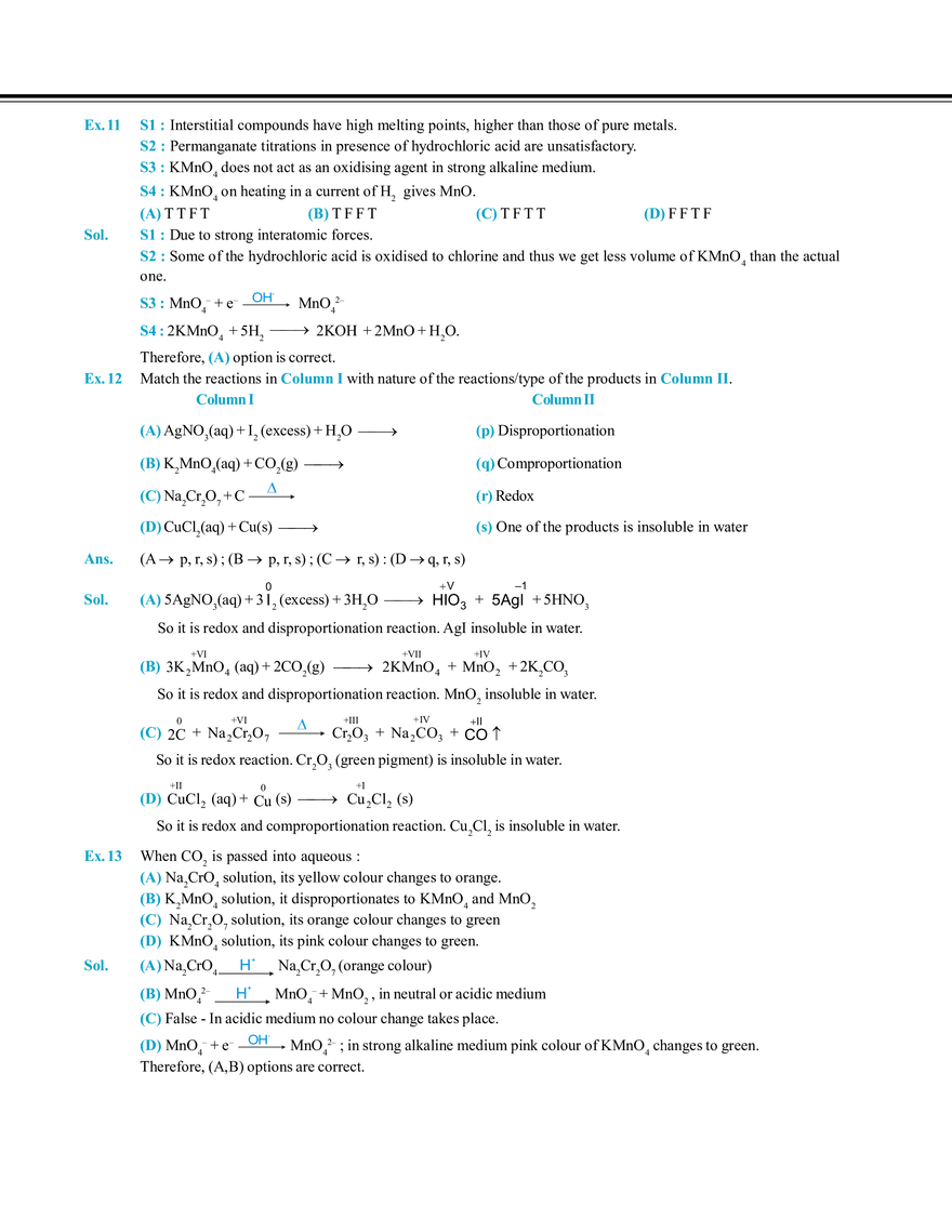 Transition Elements Solved Examples - Page 4