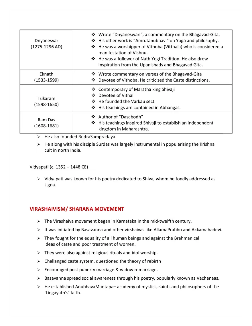 Bhakti and Sufi Movement - Page 8