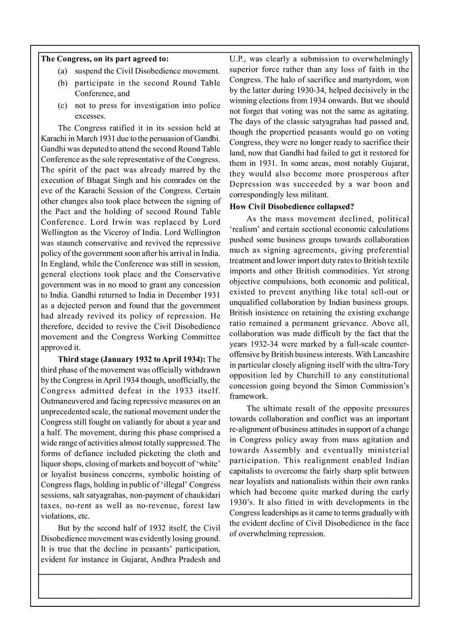 21. Civil Disobedience Movement (1930 -34) - Page 3