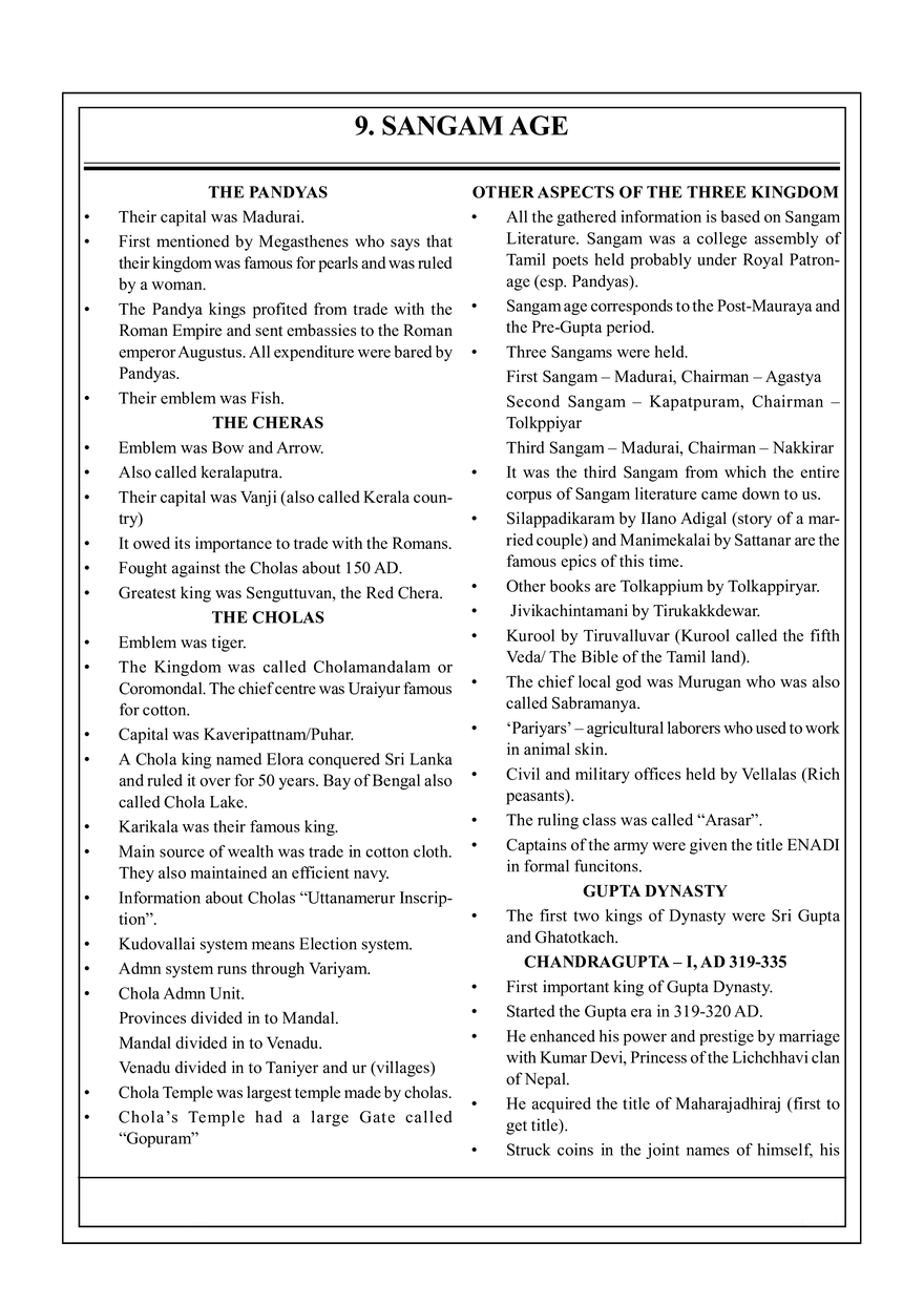 9. Sangam Age - Page 1