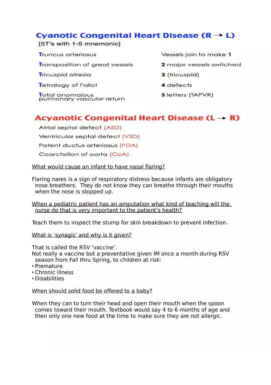 Pediatric Hesi Review - Page 2