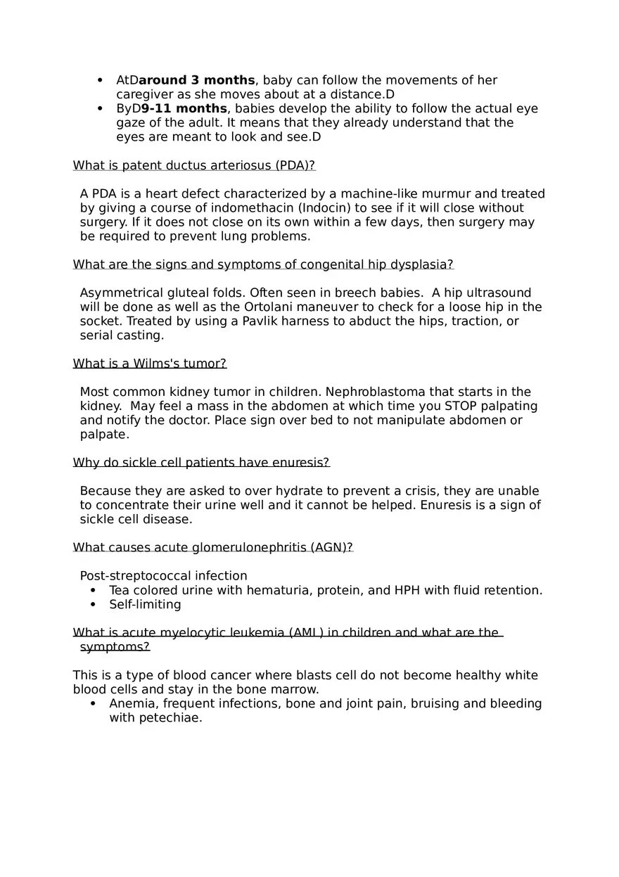 Pediatric Hesi Review - Page 4