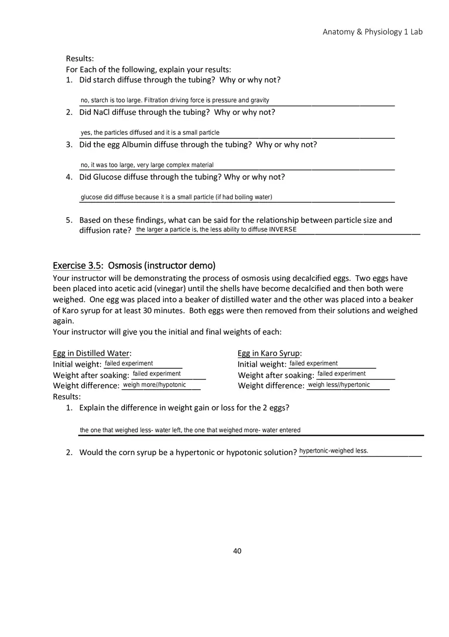 Lab 3 Cell Physiology Membrane Transport - Page 6