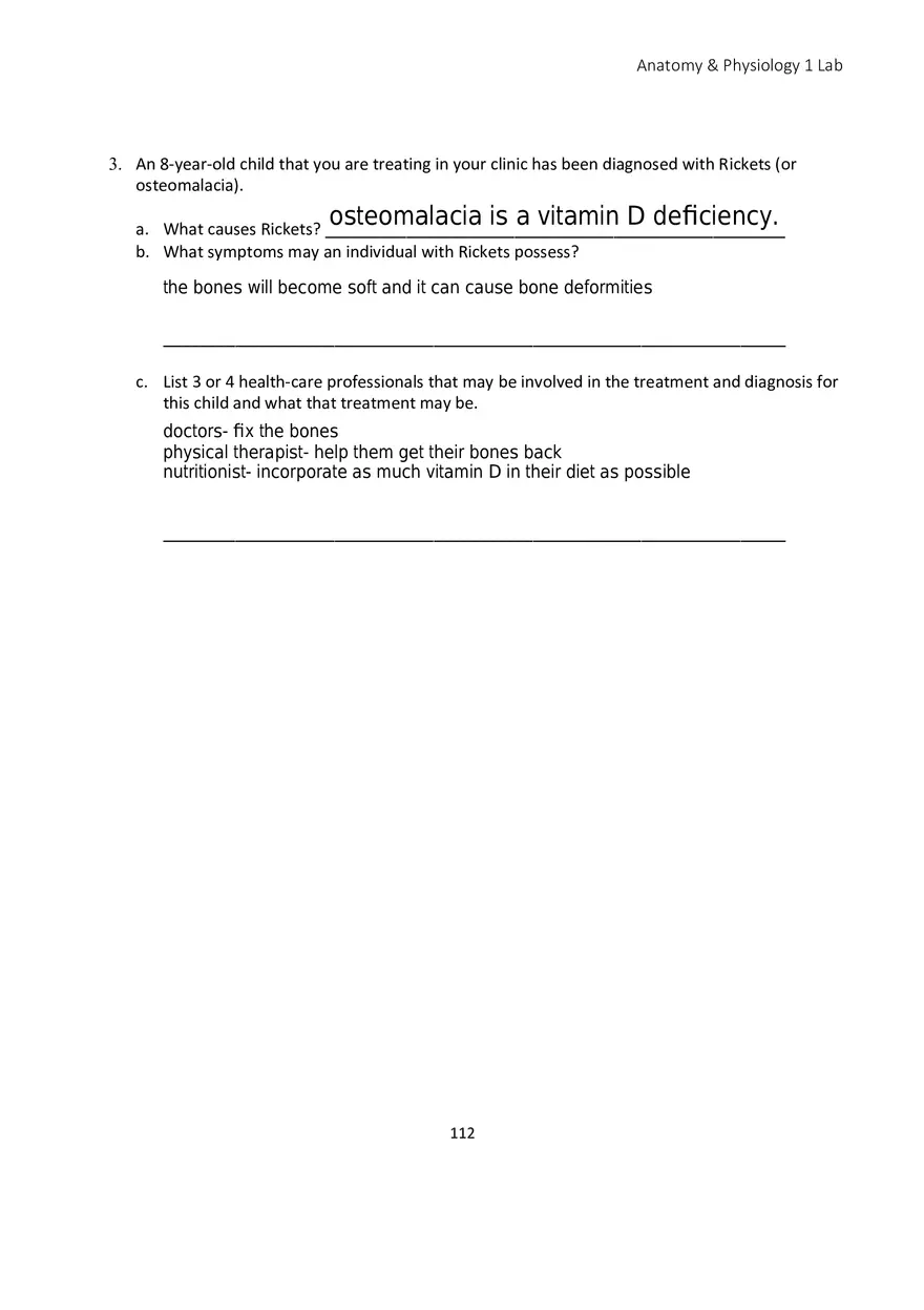 Lab 6 Skeletal System Appendicular Skeleton - Page 9