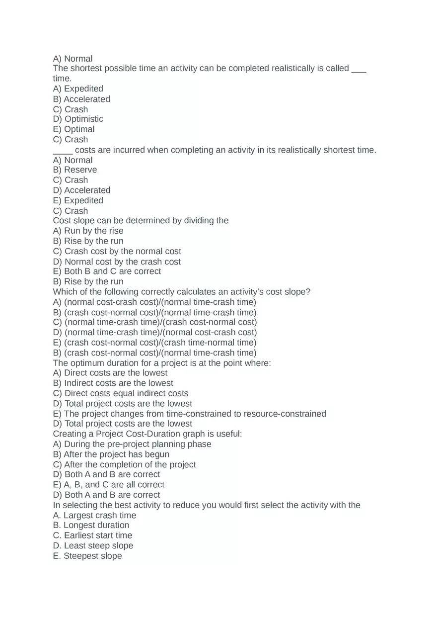 Project Management Quiz - Page 2