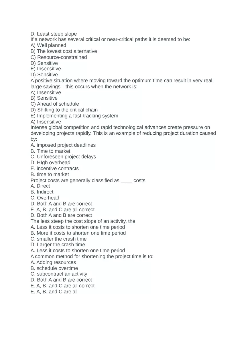 Project Management Quiz - Page 3
