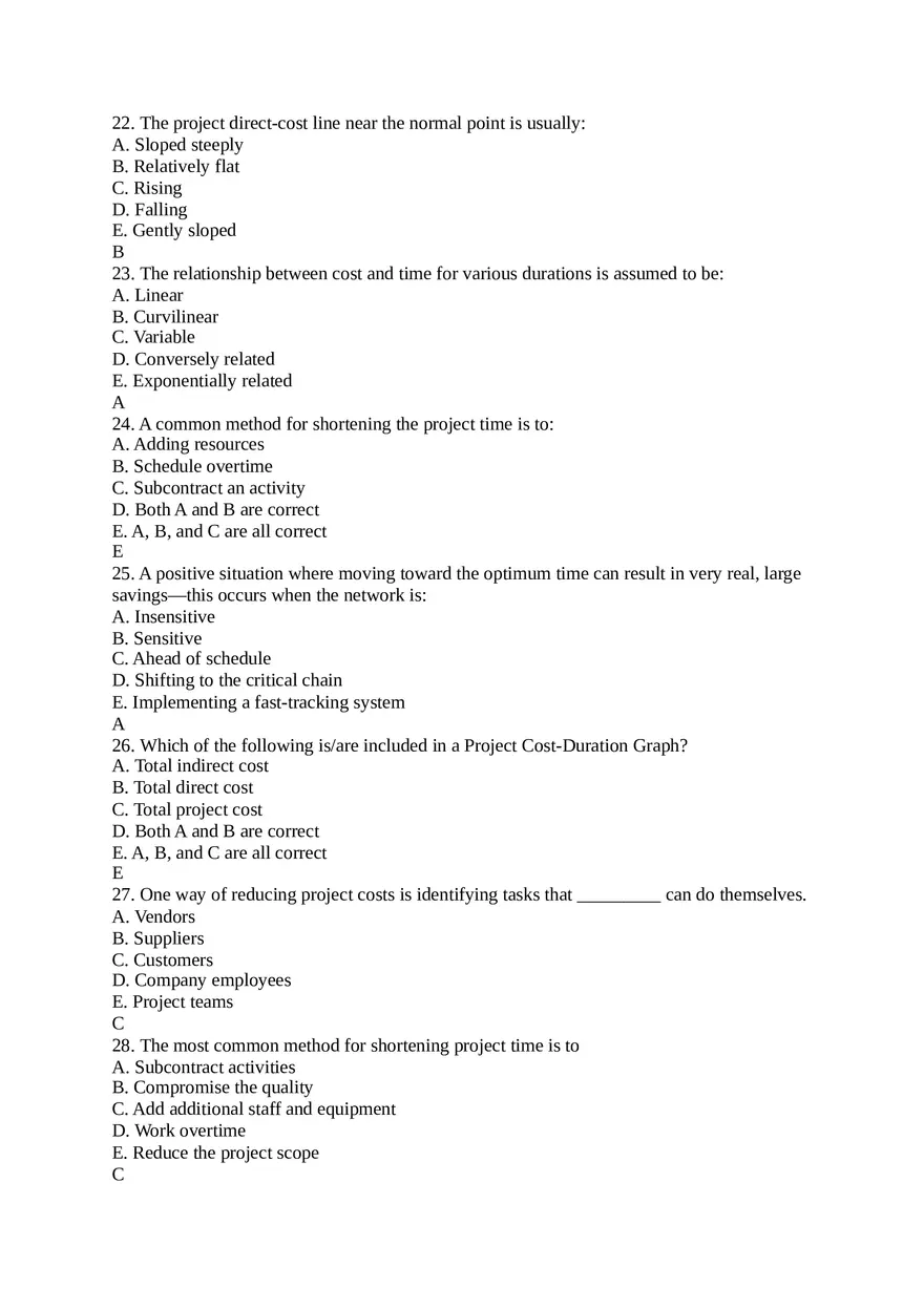 Project Management Quiz 2 - Page 4