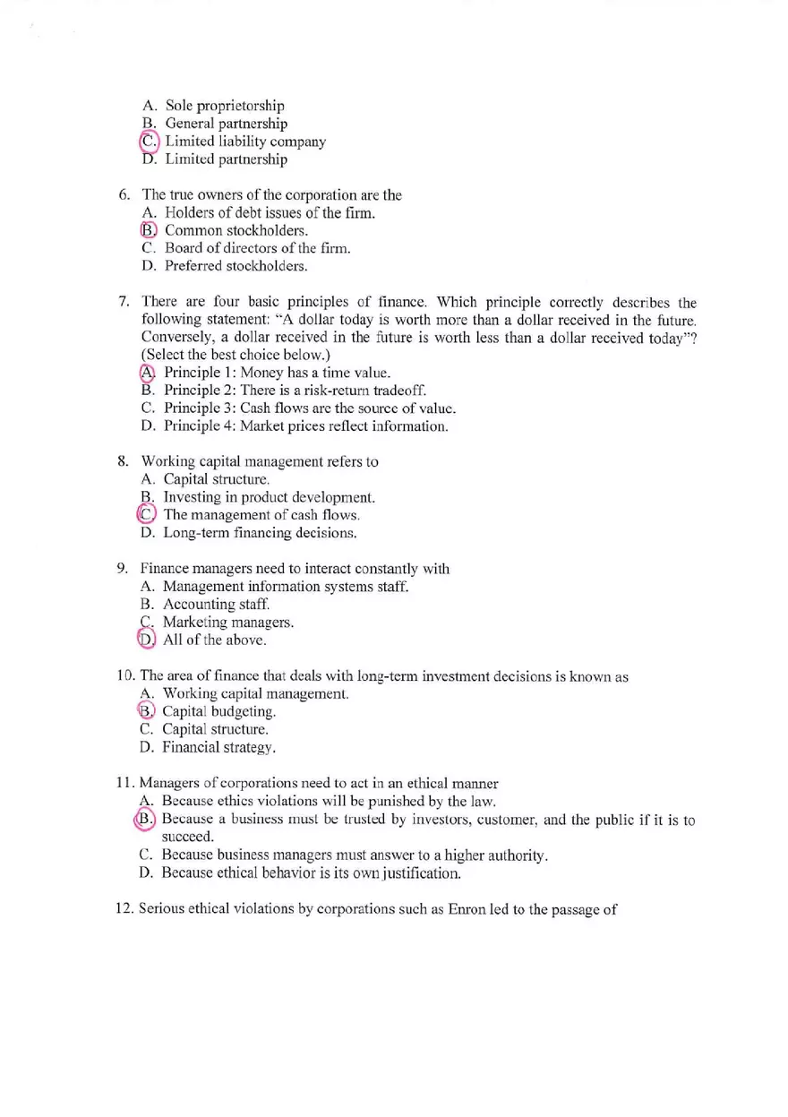 My Finance Lab Homework Answers - Page 2