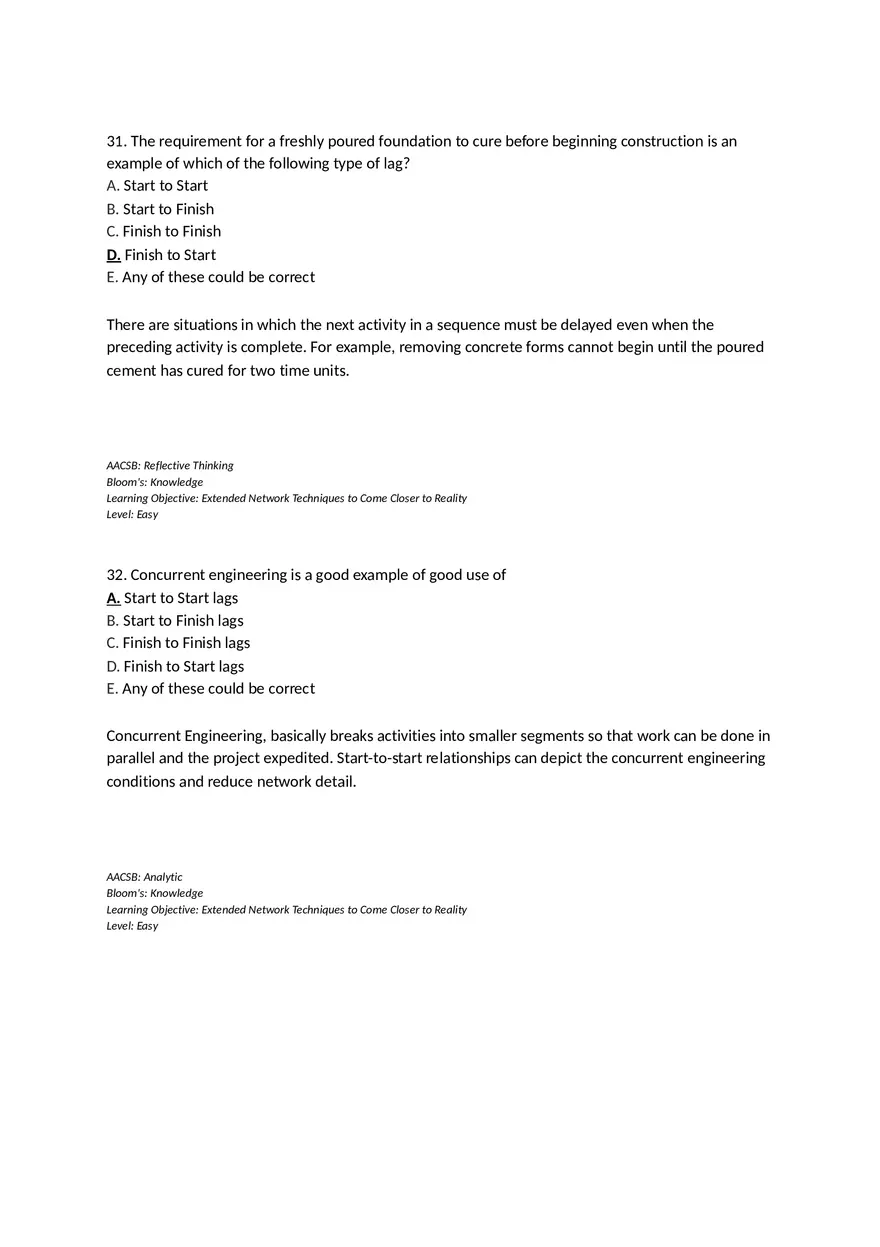 Chapter 06 Developing a Project Plan Multiple Choice - Page 8