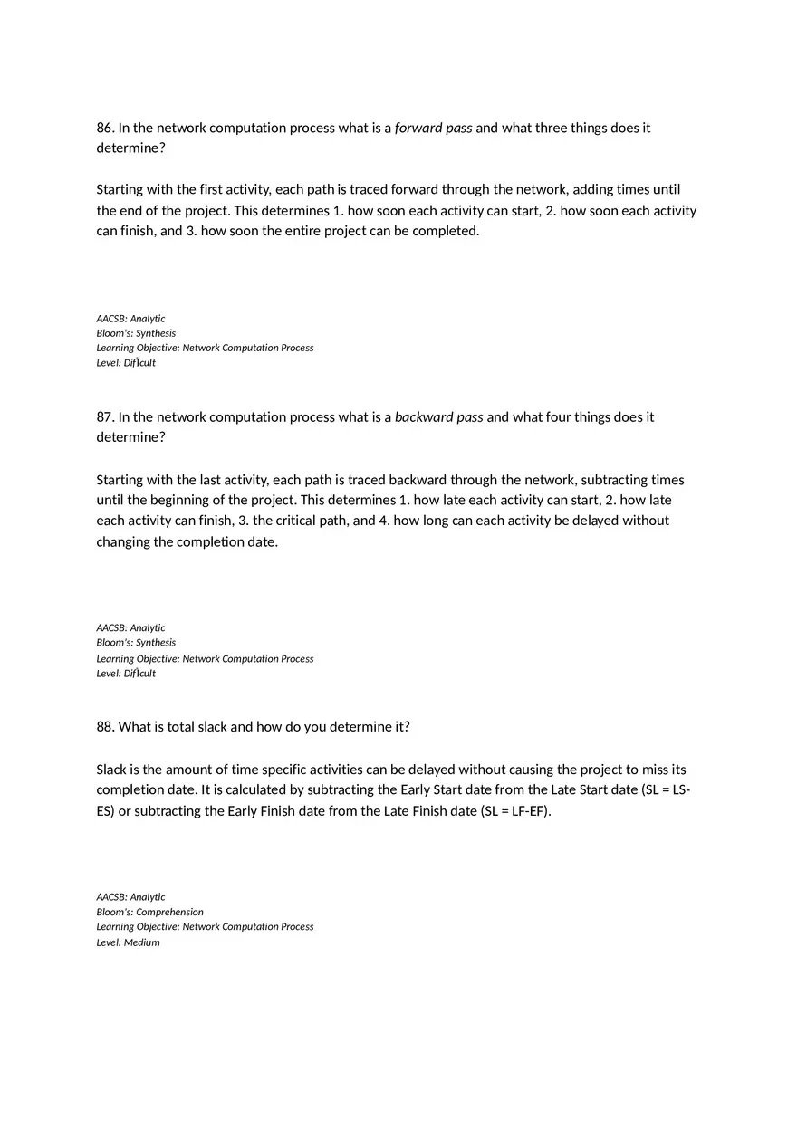 Chapter 06 Developing a Project Plan Short Answer - Page 2