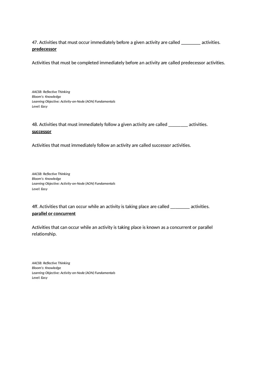 Chapter 06 Developing a Project Plan Fill in the Blank - Page 5