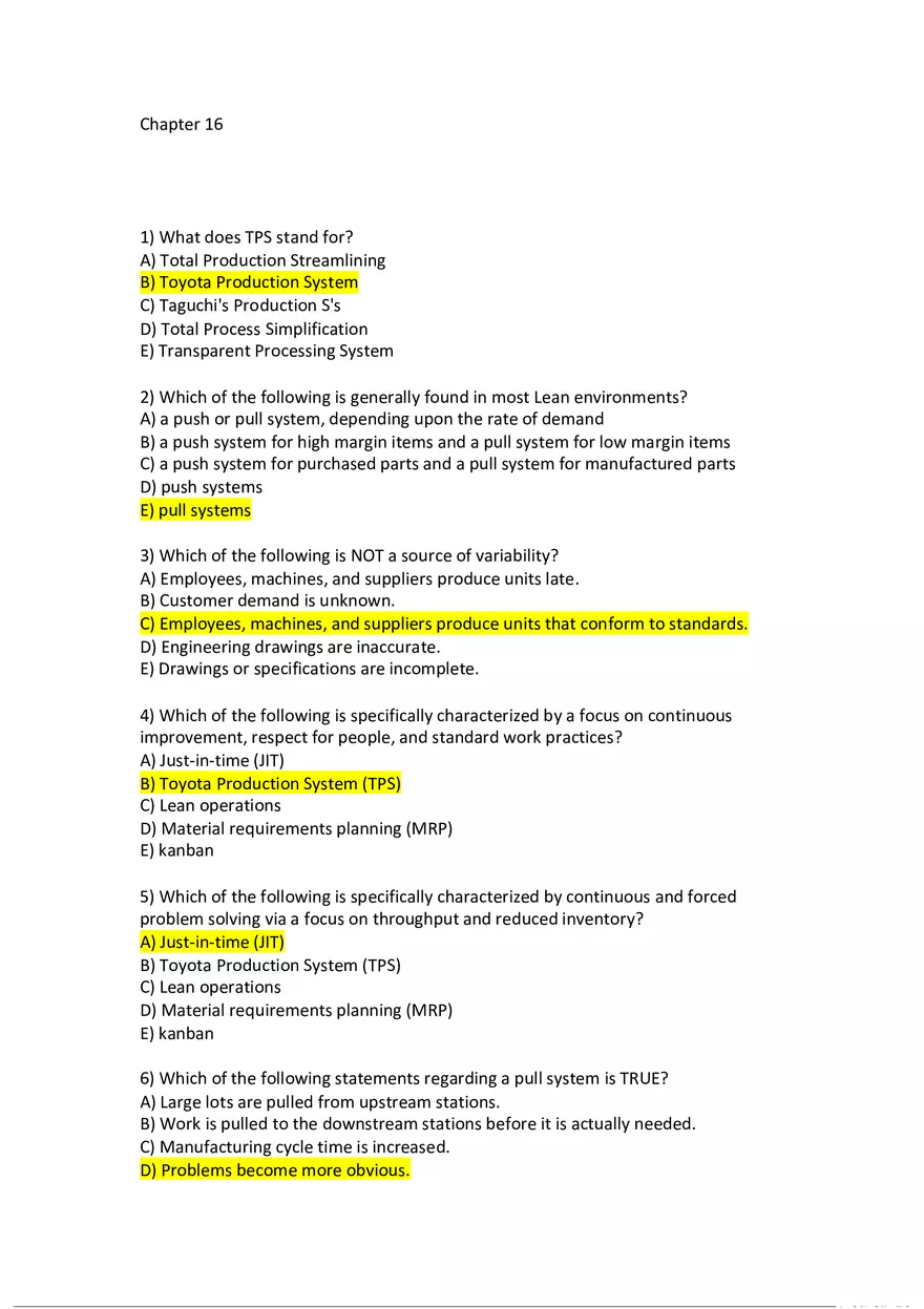 Chapter 16 Lean Operations - Page 1